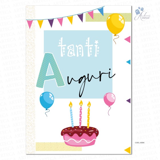 Birthday Card 12 pcs
