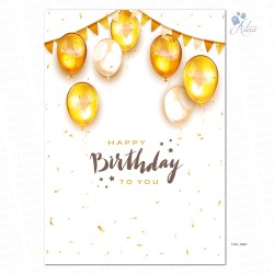 Birthday Card 12 pcs