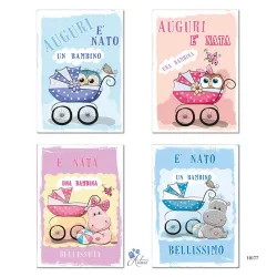 biglietto augurale nascita