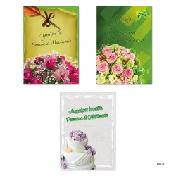 Biglietti Augurali Promessa di Matrimonio Portasoldi  pz.12