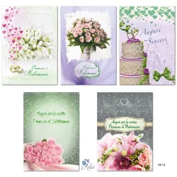 Biglietti Augurali Promessa di Matrimonio  pz.12