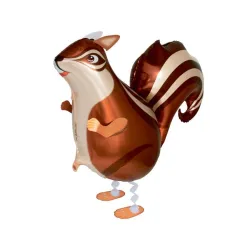 Scoiattolo Chipmunk, palloncino foil ambulante 55 cm