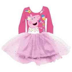 Abito da balletto in tulle per bambini Peppa Pig Ice Cream 2-6 anni