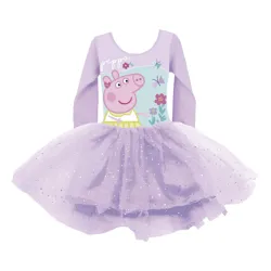 Peppa Pig Abito da balletto viola in tulle per bambini 2-6 anni