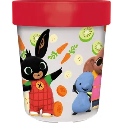 Bicchiere in micro plastica antiscivolo Bing Happy Carrots da 260 ml