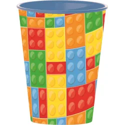 Bicchiere in plastica con fantasia Bricks Lego, 260 ml