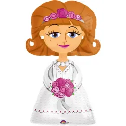 Matrimonio Matrimonio, Palloncino Foil AirWalker da passeggio 122 cm
