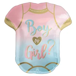 Palloncino foil Bambino o Ragazza The Big Reveal 60 cm
