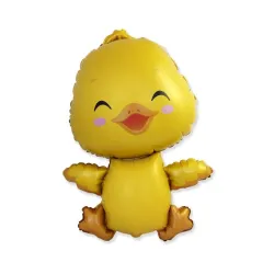 Palloncino foil Animali Papera Gialla 80 cm