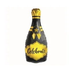 Festeggia B&C Champagne Bottiglia di Champagne Palloncino Foil 76 cm