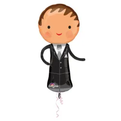 Palloncino foil Sposo, Sposo 101 cm