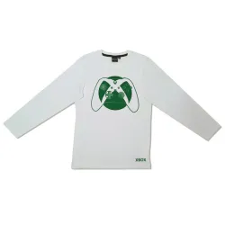 Maglia a maniche lunghe per bambini Xbox Endless White, top 10 anni / 140 cm