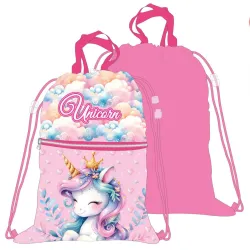 Borsa sportiva Unicorn Clouds Deluxe, sacca da palestra 45 cm