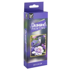 Set pittura diamante Animali Craft Bird 18x14 cm