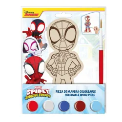 Figura in legno verniciabile di Spiderman Spidey