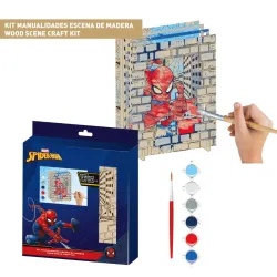 Quadro da parete in legno verniciabile di Spiderman