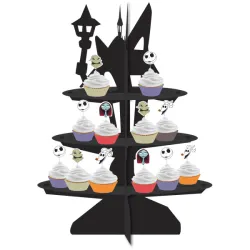 The Nightmare Before Christmas Alzata per muffin nera