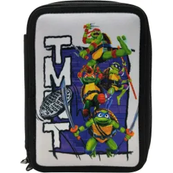 Astuccio pieno TMNT di Teenage Mutant Ninja Turtles a 2 livelli