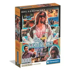 Un simpatico puzzle Clementoni compatto da 1000 pezzi di Lebowski The Dude