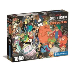 Anime Caos Contro il Mondo Puzzle Compatto da 1000 Pezzi Clementoni