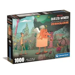 Anime Bussola Morale Contro il Mondo Puzzle Compatto da 1000 pezzi Clementoni