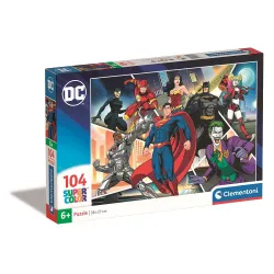 Puzzle Clementoni da 104 pezzi di Jusice League Showdown