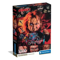 Horror Crazy Chucky Puzzle compatto da 1000 pezzi Clementoni