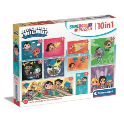 Jusice League Idols DC Super Hero Puzzle 10 in 1 Clementoni