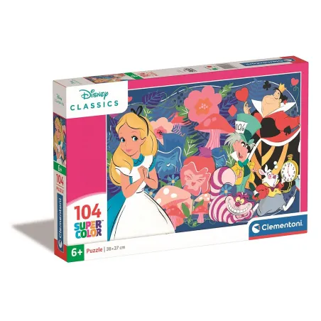 Le Avventure di Alice nel Paese delle Meraviglie Looking Glass Disney Puzzle da 104 pezzi Clementoni