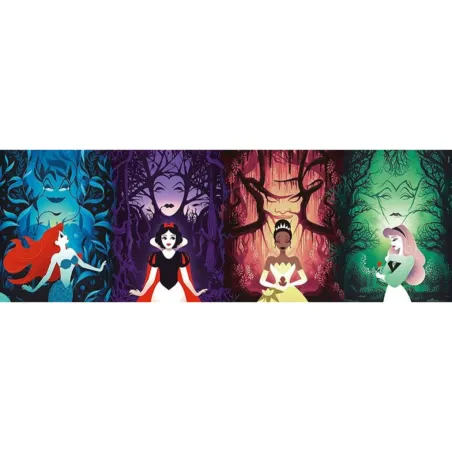 Disney Villains Destinies Disney Princess, Villains Puzzle panoramico da 1000 pezzi Clementoni