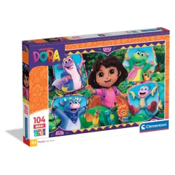 Dora l'Esploratrice Viaggio Maxi puzzle 104 pezzi Clementoni