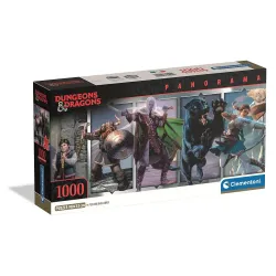 Dungeons & Dragons Puzzle compatto panoramico da 1000 pezzi Clementoni