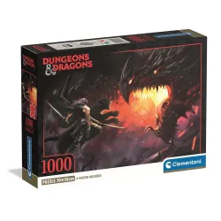 Dungeons & Dragons Elfo Oscuro 1000 pezzi Puzzle compatto Clementoni