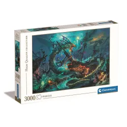 Fantasy Battaglia Subacquea Fantasy World Puzzle da 3000 pezzi Clementoni