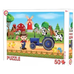 Puzzle da 50 pezzi della fattoria