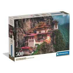Viaggio Il Monastero del Nido della Tigre Puzzle compatto da 500 pezzi Clementoni