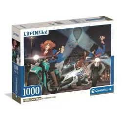 Anime Lupin III Puzzle compatto da 1000 pezzi Clementoni