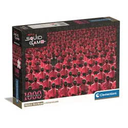 Squid Game Impossible Puzzle compatto da 1000 pezzi Clementoni