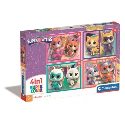 SuperKitties Eroe Puzzle 4 in 1 Clementoni
