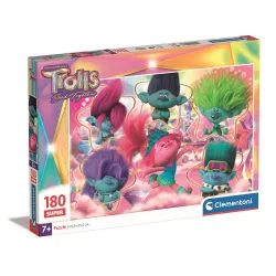 Trolls Ritmo tra le Nuvole Puzzle 180 pezzi Clementoni