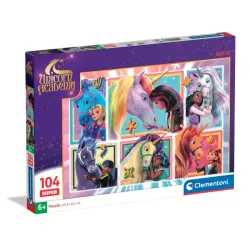 Unicorn Academy Amicizia Super Puzzle Clementoni da 104 pezzi