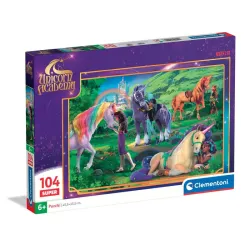 Unicorn Academy Prato Super Puzzle Clementoni da 104 pezzi