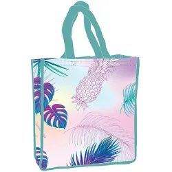 Borsa shopping olografica ananas 34 cm