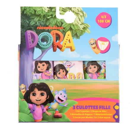 Intimo per bambini Dora the Explorer Adventure, fondo 3 pezzi/confezione 3 - 6 anni / 98 - 116 cm