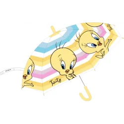 Ombrello semiautomatico per bambini Looney Tunes 74 cm