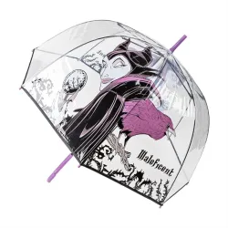 Ombrello trasparente Disney Villains Malefica 86 cm
