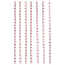 Paglia di carta Flamingo Pink, set da 12