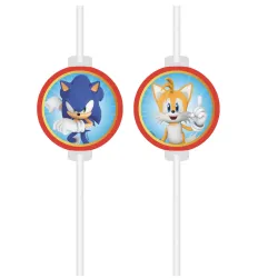 Sonic the Hedgehog Cannucce di carta Sega Sonic the Hedgehog, confezione da 4 FSC