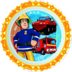 Sam il pompiere Rescue Mission micro piatto piano 22 cm