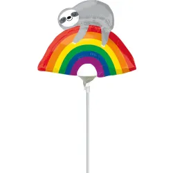 Mini palloncino foil animali bradipo